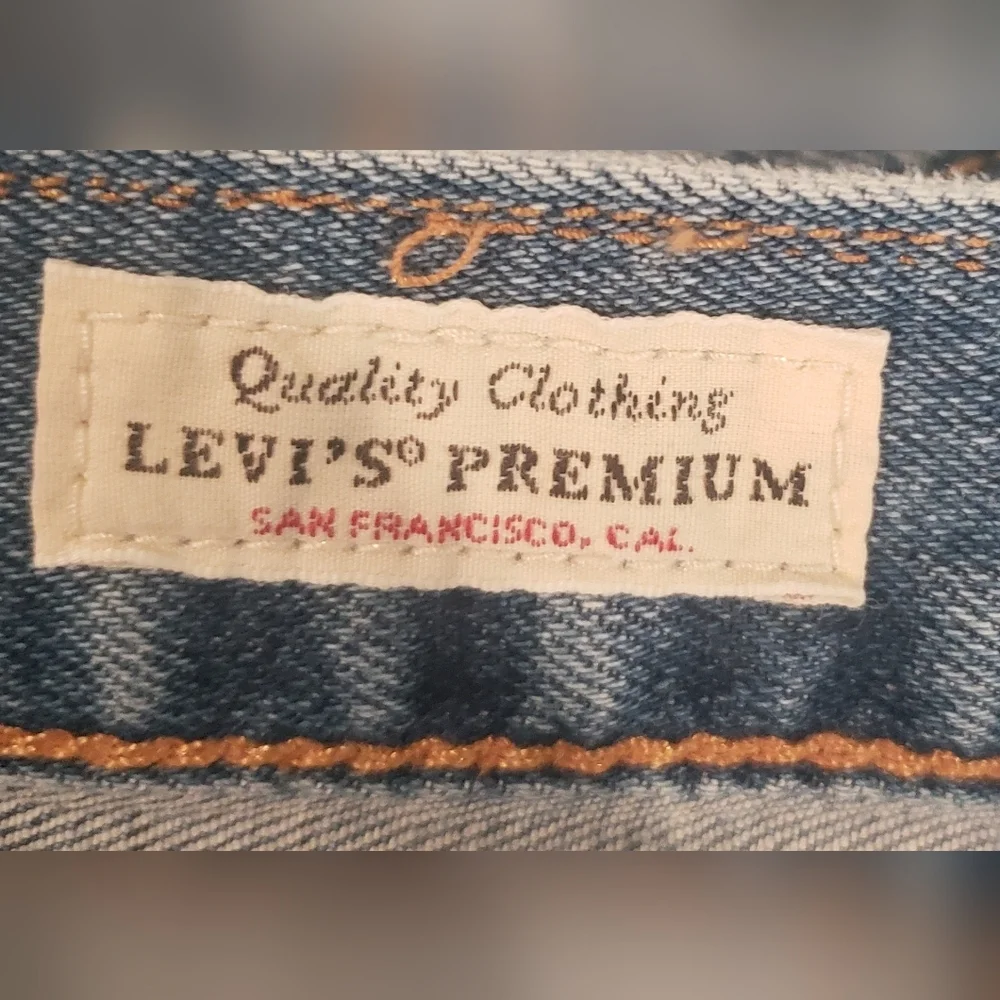 Levis 501 BIG E Button Fly Blue Jeans Size 40 X 32